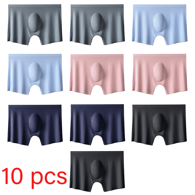 Multi Pack Underwear - 10 stks/partij mannen Zomer Ijs Zijde