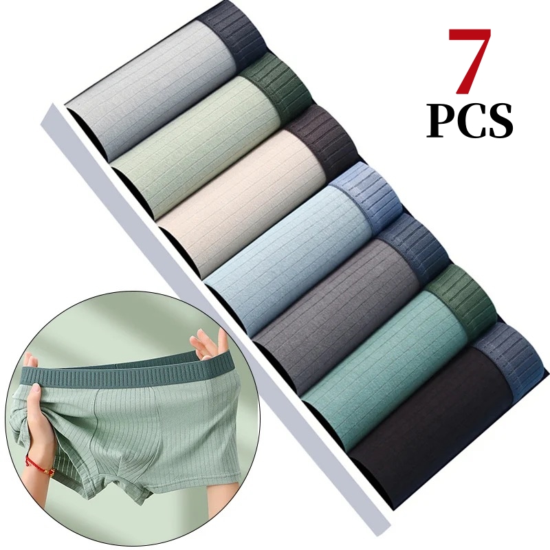 Multi Pack Underwear - 7 stks/partij heren katoenen ondergoed boxershorts