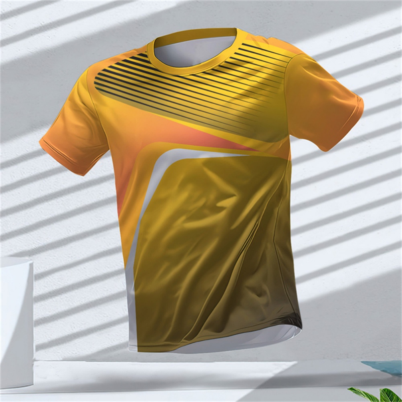 T Shirt Tight Fit - Heren sport-T-shirt met korte mouwen, sneldrogend,