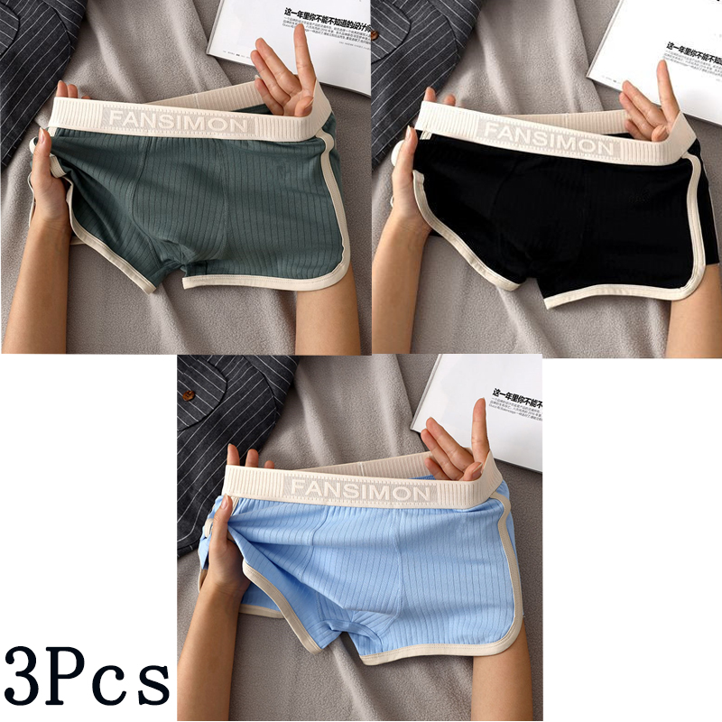 Multi Pack Underwear - 3 stks/partij mannen Sexy Gestreepte Slipje