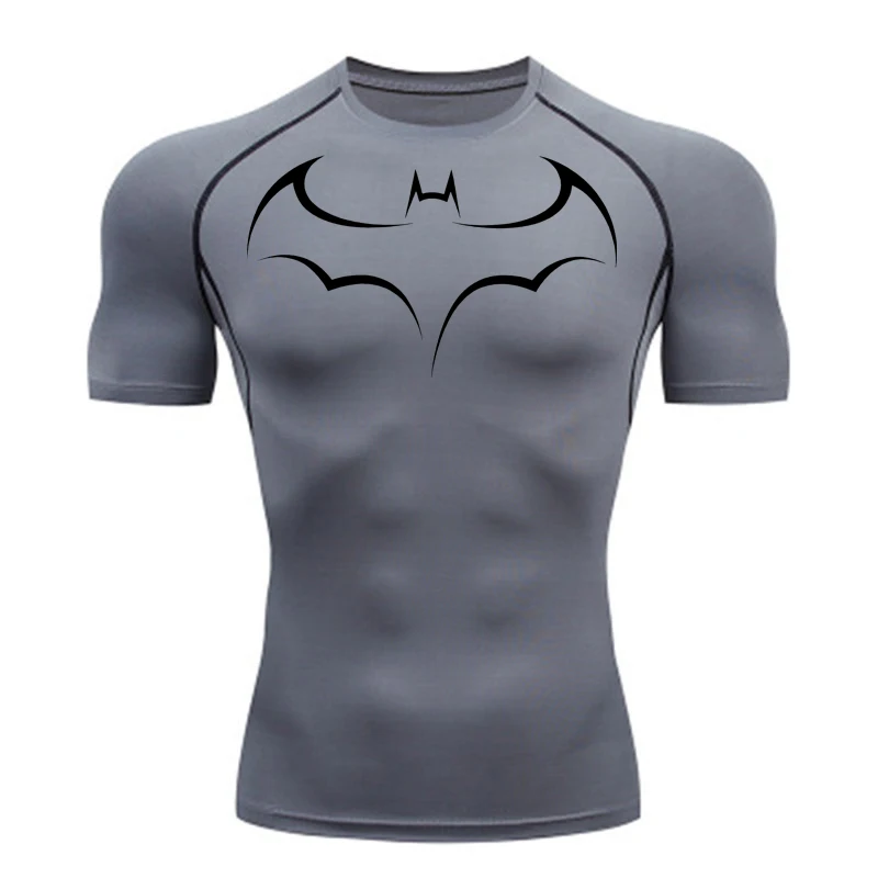 Bat Printed Heren strak T-shir - T Shirt Tight Fit recensie en prijs