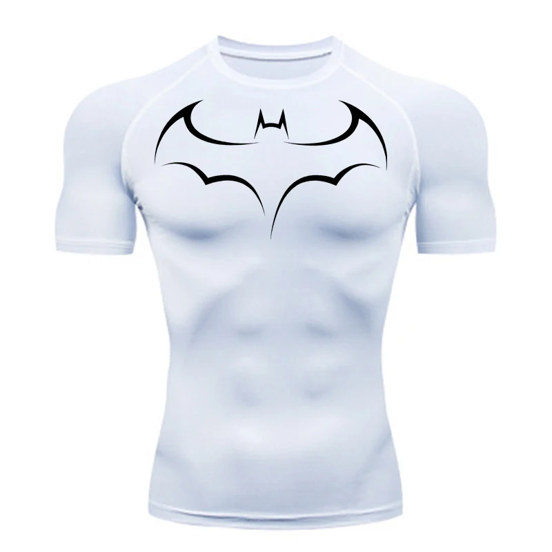 Bat Printed Heren strak T-shir - T Shirt Tight Fit recensie en prijs