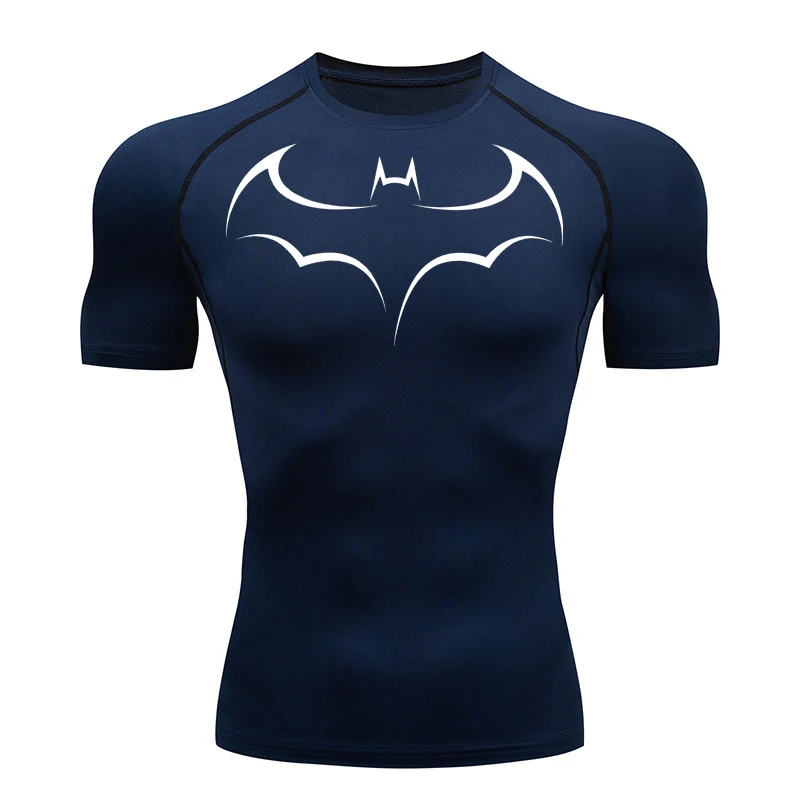 Bat Printed Heren strak T-shir - T Shirt Tight Fit recensie en prijs