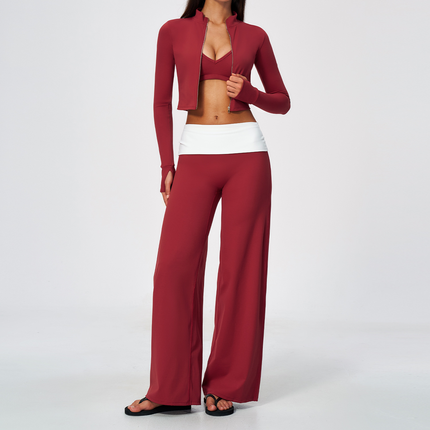 Dames 3-delige yogaset met lan - Compression Long Pant recensie en prijs