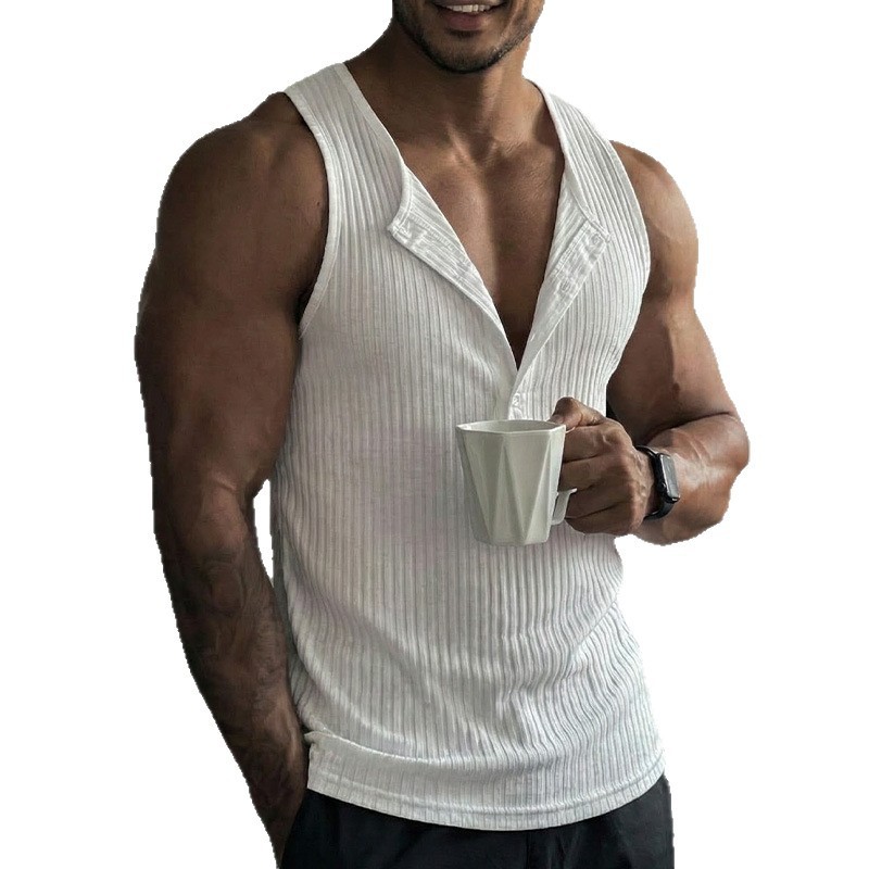 Sportief tanktop, effen kleur, - Tank Top Ribbed recensie en prijs